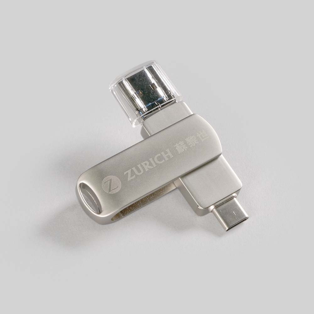 OTG USB Flash Drive( type C to lightning/ USB)